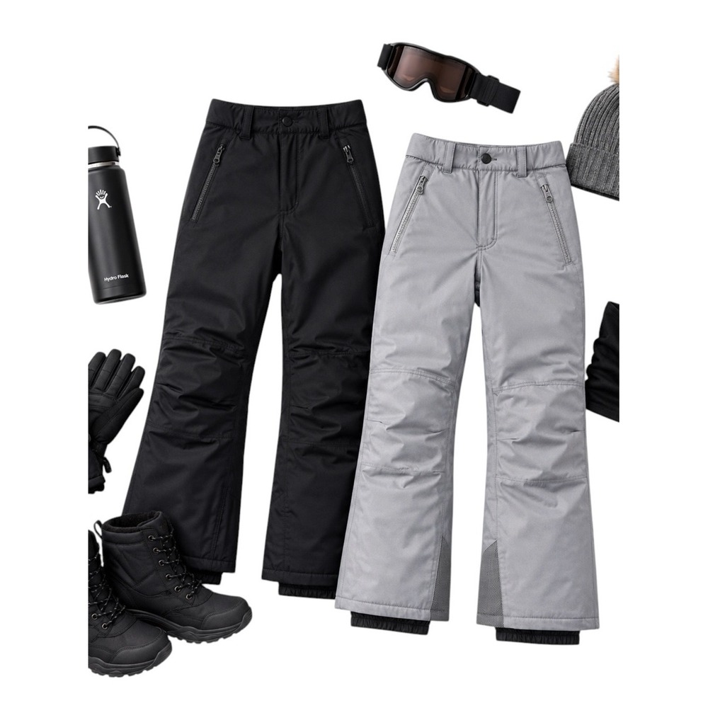 Arctix Lumi Insulated Snow Pants Bundle Medium Gray NWT Black EUC Winter Ski Set